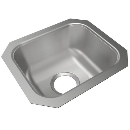 Elkay Dayton Stainless Steel 14-1/2 X 12-1/2 X 6-1/2, Single Bowl Undermount Sink DCFU1210